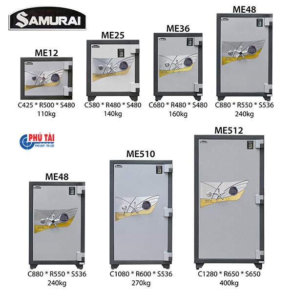 Két sắt Siêu cường Samurai ME36 khóa điện tử cao cấp